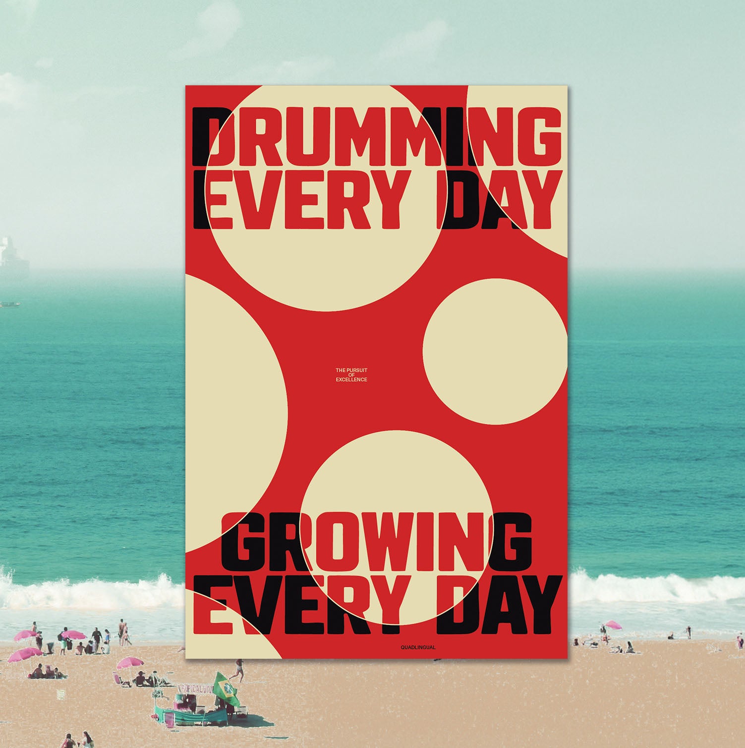 Drumming Every Day Poster