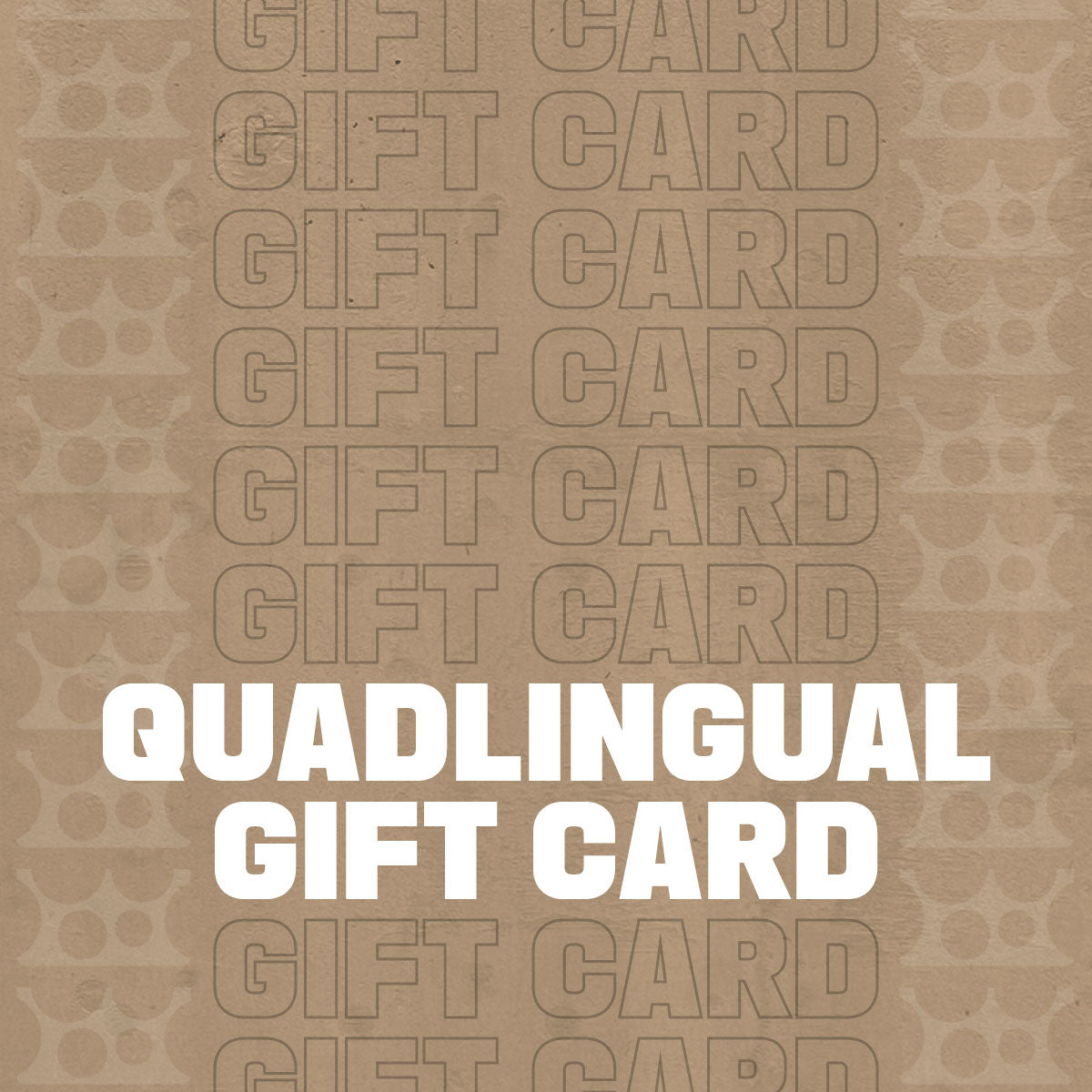 Quadlingual Gift Card